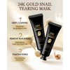 24K Gold Snail Mucin Peel Off Face Mask - 50g