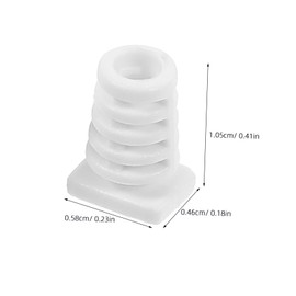 KOMBIUDA 100pcs Cable Gland Protectors for Electrical Wires Strain Relief Cord Connectors Sturdy Spiral Design Suitable for Cable Sizes