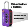 ANVIL TSA Approved Luggage Lock - 4 Digit Combination, 10,000