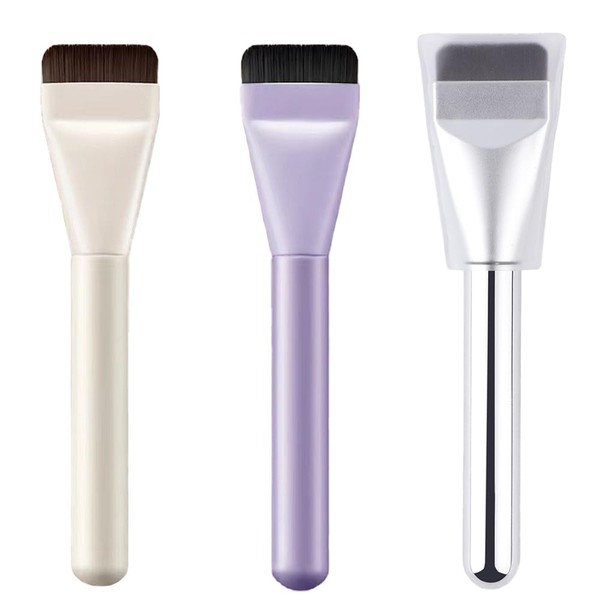3 ultradünne Foundation-Pinsel, Foundation-Pinsel für flüssiges Make-up, Pinsel für Make-up,