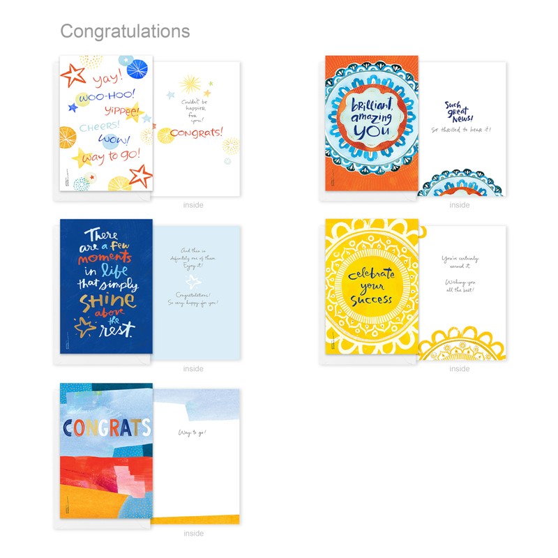 American Greetings 20-Count Congratulations Card Assortment with Envelopes and Seals