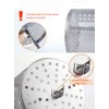 zalati Baking Grill Basket Iron Mesh Fence Barrel for Dried