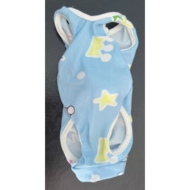 Unbranded Elegant Choice Recovery Suit for Cats Dogs After Surgery Blue, XL