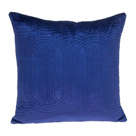 Maykoosh Tuscan Temptations Transitional Design Velvet Throw Pillow, Removable Pillow Cover, Trendy Geometric Design Decorative Pillow for Sofas and Couches