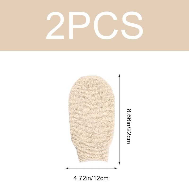 CHAOYUELYF 2 Pack Exfoliating Glove Bath Shower Glove Dead Skin