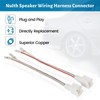 Nulth Front Door Speaker Wiring Harness Adapter Replacement for Hyundai