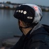 ABUS Regenkappe Toplight für Helme mit hohem Rücklicht – Regenschutz