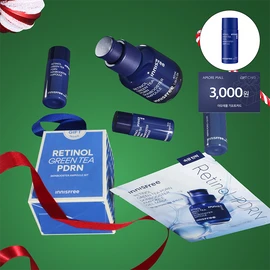Innisfree [이니스프리][아모레몰ONLY] 레티놀 PDRN 앰플 기획세트 [Innisfree][AmoreMall ONLY] Retinol PDRN Ampoule Special Set