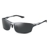 SOXICK Sunglasses, Clip-On, Driving, Discoloring, Dimming, Polarized Glasses, Front Apart