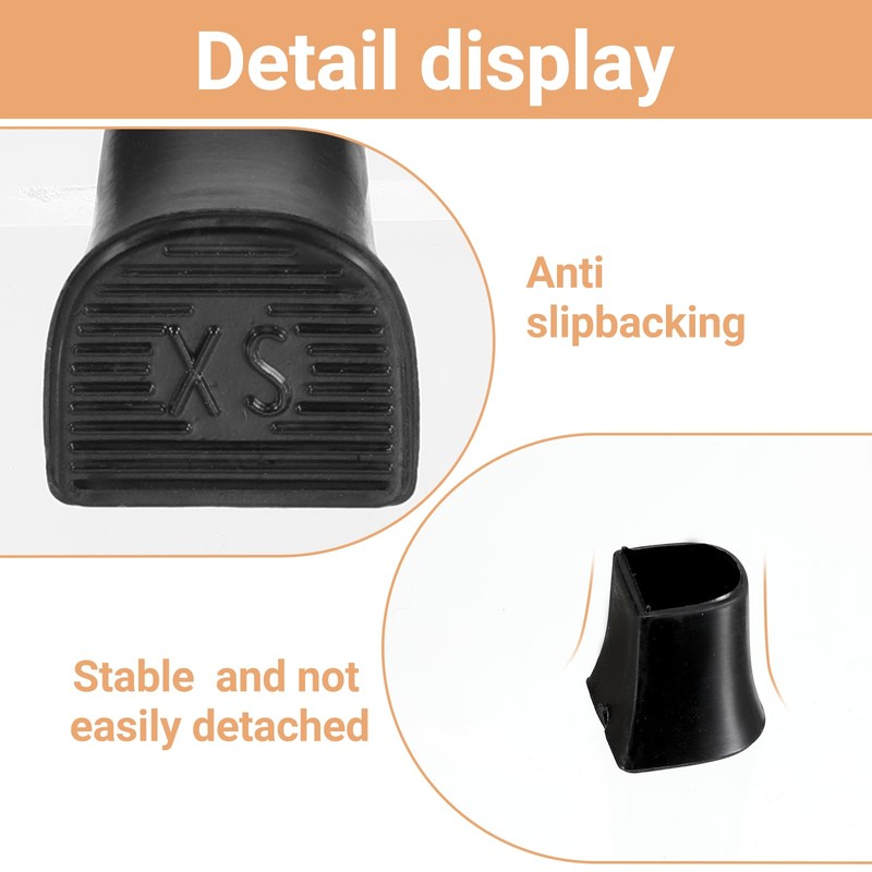 8 Pairs Heel Caps for High Heels, U Shape 4