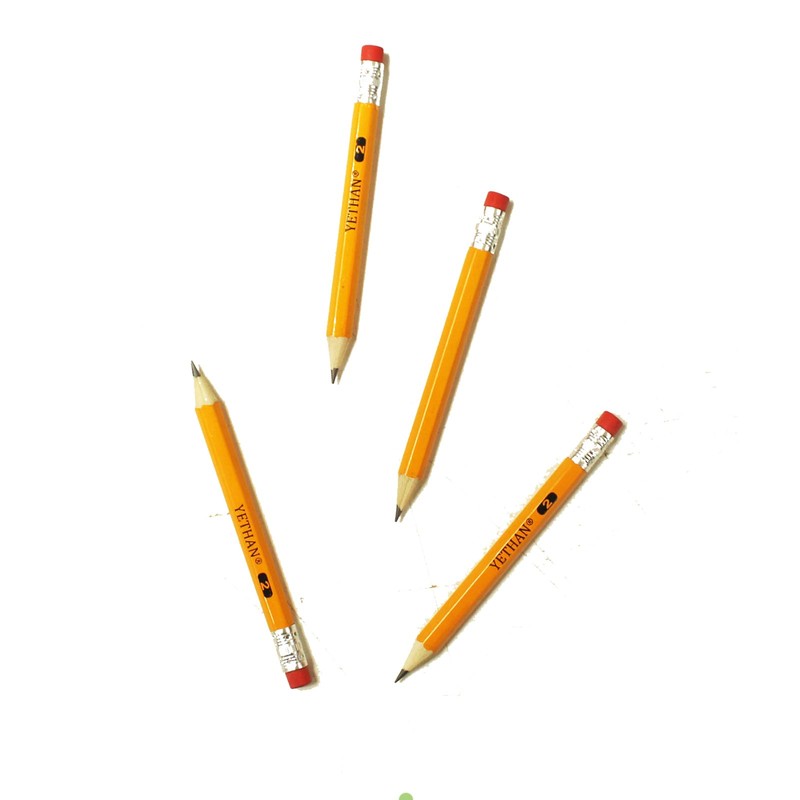 YETHAN Golf Pencils, Half Pencil, 3.5" Mini Pencils, #2 HB