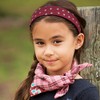 Peppercorn Kids Girls Wide Headband- One Size (Deep Blue)
