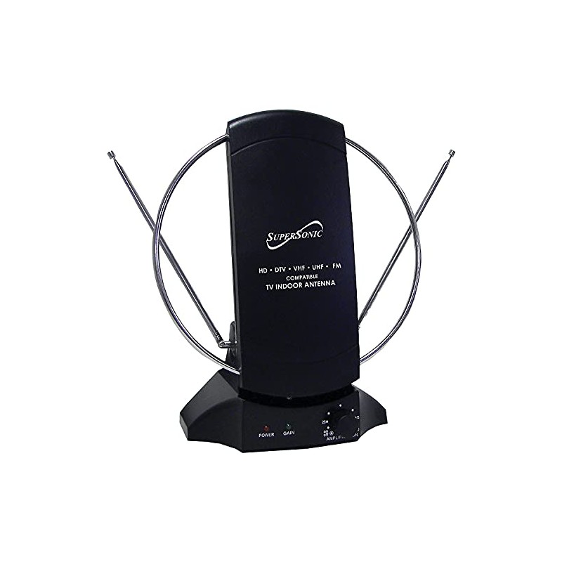 Supersonic SC-605 HDTV Digital Amplified Indoor Antenna (SSC605)