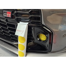 GajetX 3x Universal 2 inch Fog light yellow vinyl tint