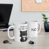 Taza Ceramica 11oz Gato Buen Dia, No Me Hables Taza