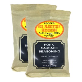 A.C. Legg - Blend NS4 - Pork Sausage Seasoning with No Sage - 2 Pack