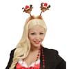 WIDMANN ? Cerchietti Reindeer with Santa Unisex-adult Hat, Brown, One