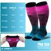 bropite 3 Pairs Plus Size Compression Socks Extra Wide Calf