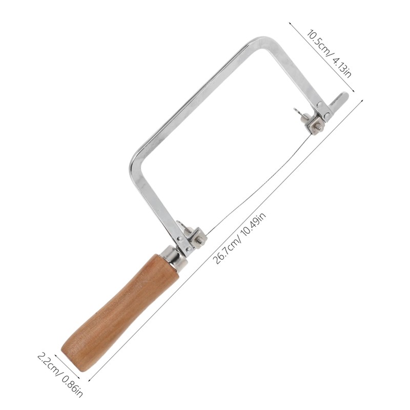 Gatuida 1 Set U Shaped Jewelry Saw with Ergonomic Handle