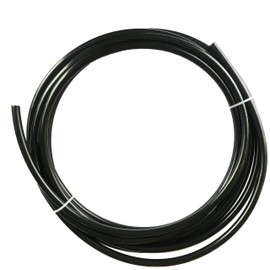 Fuel Line Nylon Tubing 5/32 ID Pneumatic Hose Tube Pipe 1/4 inch OD for Air Brake System Or Fluid Transfer Black, 10 feet