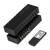 8-in-1 HDMI/AV Switch with Remote Control, 4K@60Hz 4:4:4, 4×HDMI &