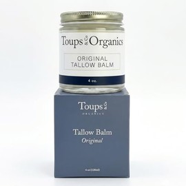 Toups & Co Tallow Balm – Original | Grass-Fed Tallow Balm for Face & Body | Deeply Nourishing Multi-Use Moisturizer for Dry, Sensitive Skin | With Lavender, Bergamot & Frankincense | 4 oz