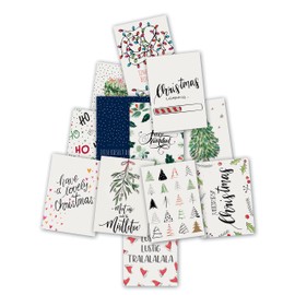 SIGEL DS701 Christmas Postcard Set "Colourful Christmas" | A6 | 24 Cards | 12 Different Designs