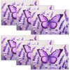 Butterfly Lavender Summer Placemats Set of 6, 12x18 Inch Spring