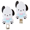 Sanrio N-1803-813575 Pochacco Hair Clip for Bangs, 1.1 x 0.4