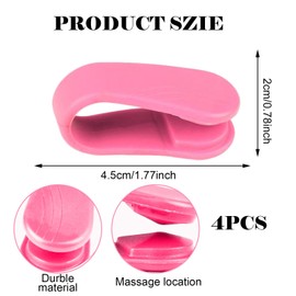 4 Stück Akupressur Clip,Ängsten Und Schmerzen Durch,Tragbar,Akupressur,Skills Panikattacken,Tragbar Panikattacken Hilfsmittel,Schmerzlinderung Für Kopfschmerzen Stress Angstzustände Verspannungen