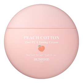 Skinfood Peach Bbosong Zinc PCA Toning Cream, 50ml, 1 unit / 스킨푸드 피치뽀송 징크피씨에이 토닝 크림, 50ml, 1개