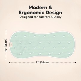 5-Pack Muslin Burp Cloths for Baby Boys and Girls - Super Absorbent Baby Burp Cloth, Viscose Derived from Bamboo Cotton Baby Washcloths, Burp Rags, Large Neutral Burp Clothes for Newborn (Lunaris)