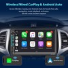 Alondy Double Din Car Stereo 7 Inch Touchscreen Compatible with