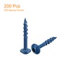 sourcing map #8x1" Pocket Hole Screws, 200pcs Square Drive Self
