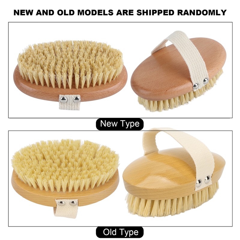 Massage Body Bath Brush Lymphatic Drainage Exfoliating Detox Deep Cleaning