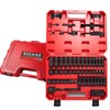 NOEAIKE 95Pcs 3/8-Inch Drive Impact Socket Set,Cr-V Deep&Shallow Sockets Size