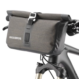 ROCKBROS Handlebar Bag, Bicycle Head Bag, Fully Waterproof, 1.6 gal (5 L) Capacity