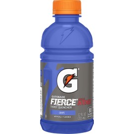 Gatorade Fierce Thirst Quencher, Grape, 12 Ounce Bottles (Pack of 24)