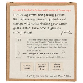 Teapigs, Tea Cold Brew Peach Mango, 0.88 Ounce
