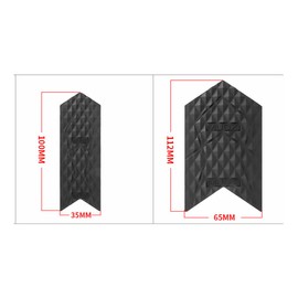 HOUSON 5PCS Kettenstrebenschutz, MTB Silikon Kettenstreben-Rahmenschutz Fahrrad Rahmen Schutz Unterrohr Sicherer Schutz Vor Kratzer & Beschädigungen(112 * 65mm)