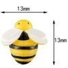 FSSTUD 30 Pcs Bee Shaped Push Pins Decorative Thumb Tacks