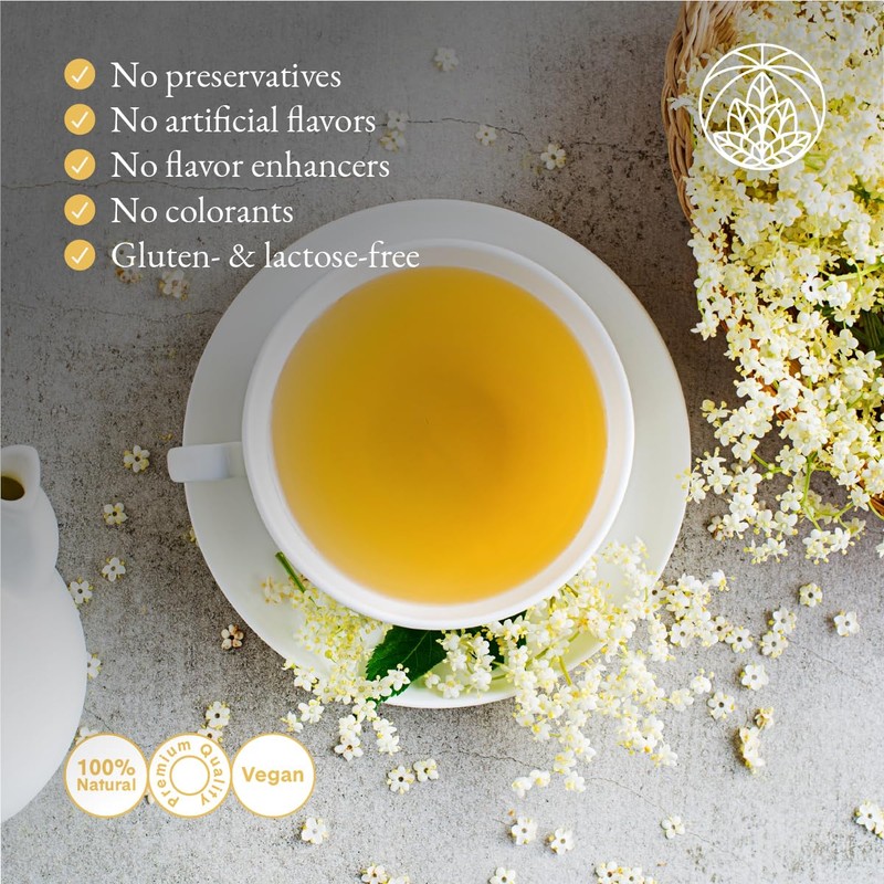 Elderflower Tea Monte Nativo (200 g) - 100% pure and
