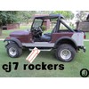Fits with JEEEP CJ7 DIAMOND PLATE ROCKER PANEL SET OF