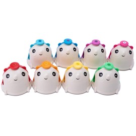 HEYSLAND Desk Bells 8 Note Cute Mouse Colorful Hand Percussion for Musical Educational