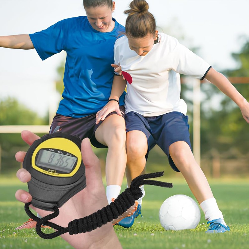 Leopacat Stopwatch Timer, Handheld Digital Fitness Sports Stopwatchs, Multifunctional Household