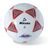 Mikasa Pelota de fútbol serio (rojo/blanco, talla 4)