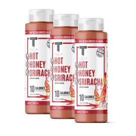Taste Flavor Co. Grilling, Dipping Sauce and Marinade, Great Tasting, Low-Calorie Sauces, Keto Friendly, No Oils (3 Pack, Hot Honey Sriracha)