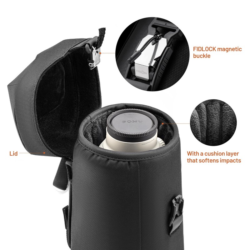 PGYTECH Lens Case, black, Lens bag
