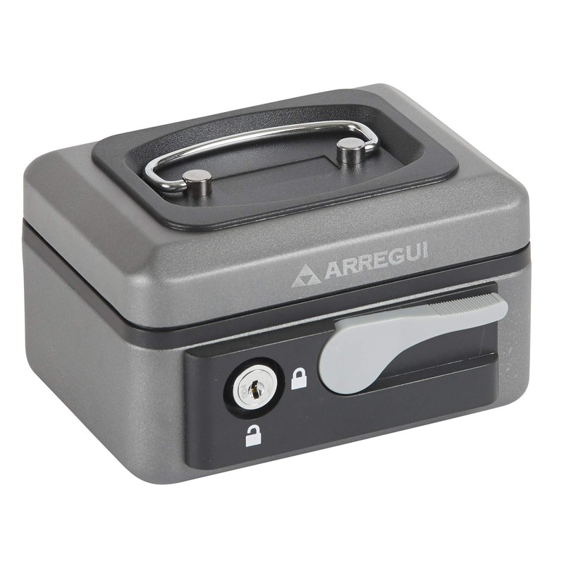 Arregui Pop-Up Box with Opening Button (Steel) Graphite, Grey, C9716
