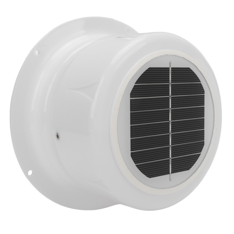 Solar Powered Vent Fan with Mounting Screws Ceiling Exhaust Ventilation
